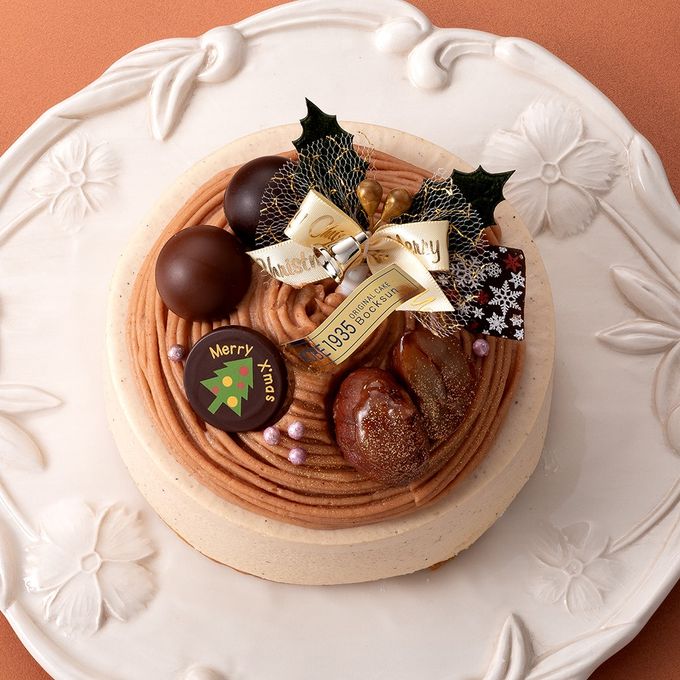 【神戸洋藝菓子ボックサン】クリスマス限定・モンブラン プレミアム  4号  大人の人気ケーキ  cakejp限定通販 3