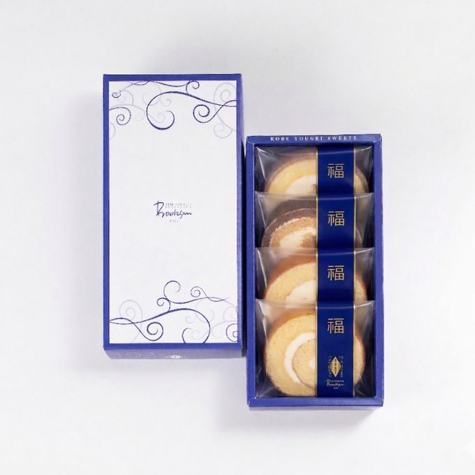 【神戸洋藝菓子ボックサン】福ロール  詰め合わせ 4種 4個入 熨斗対応  ギフト： 母の日2026  2