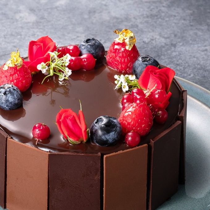 【神戸洋藝菓子ボックサン】ショコラ・フルール・レリーフ 4号 誕生日 4