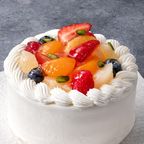 【神戸洋藝菓子ボックサン】 北海道純生クリームとたっぷりフルーツ のショートケーキ 4号  誕生日 3