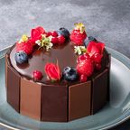 【神戸洋藝菓子ボックサン】ショコラ・フルール・レリーフ 4号 誕生日 2