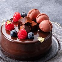 【神戸洋藝菓子ボックサン】ショコラ・マカロン プレミアム  4号   誕生日 