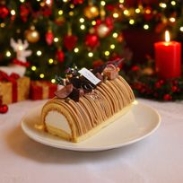 白金モンブランブッシュドノエル（皇室献上栗 山江栗） クリスマス2025