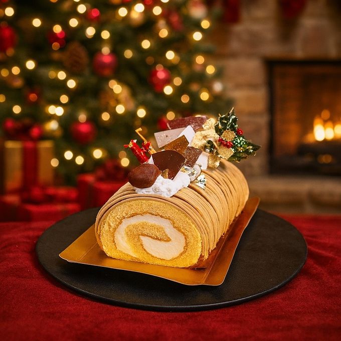  皇室献上栗 山江栗の白金ブッシュドノエル  クリスマス2025 3