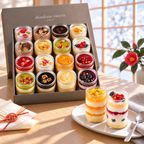 白金彩菓 グラスケーキセレクション16（ショートケーキ2種 ムース＆ショート4種  モンブラン4種 ティラミス6種）お歳暮2026 2