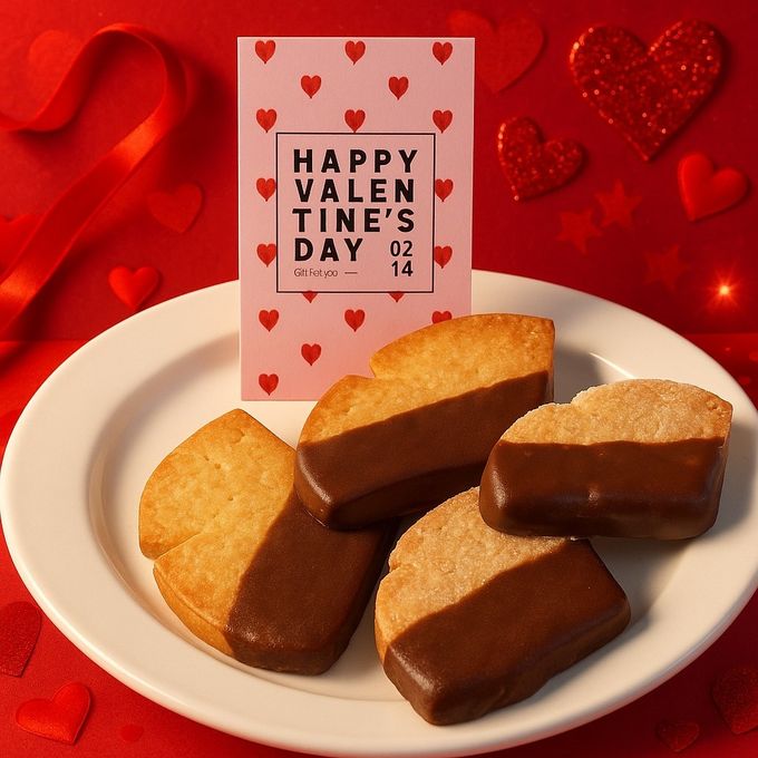 【送料無料、メール便】shirokane sweets TOKYO 手作り白金サブレ（ショコラ）4枚入 バレンタイン2026 3