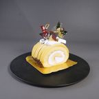 幻のさつまいも シルクスイートの白金ブッシュドノエル ハーフ クリスマス2025 1