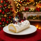 白金クリームブッシュドノエル（プレーン） クリスマス2025 1