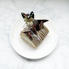 白金モンブランロール（皇室献上栗 山江栗）ハーフ クリスマス2025 1