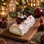 白金ブッシュドノエル（苺） クリスマス2026 1