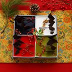 お正月 スクエアスイーツボックス ４種Mixスイーツアソート（ドゥーブルフロマージュ、ミロワールフランボワーズ、ミロワールショコラ、ミロワールピスターシュ）お節スタイル 2