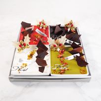クリスマス スクエアスイーツボックス ４種Mixスイーツアソート（ドゥーブルフロマージュ、ミロワールフランボワーズ、ミロワールショコラ、ミロワールピスターシュ）クリスマススタイル クリスマス2025