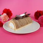 母の日カード付きパティシエ手作り白金モンブランロール（皇室献上栗 山江栗） 母の日2026 2