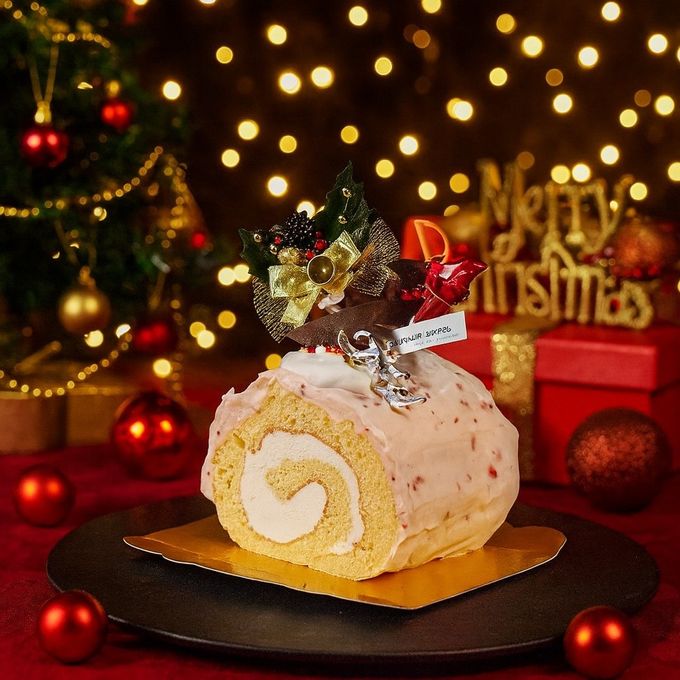 白金プレミアムジャージーブッシュドノエル（苺）ハーフ クリスマス2025 2