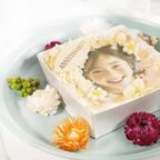 【写真ケーキ_紫】オリジナルデコレーション・ショートケーキ（オレンジ） 9