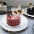２人用ペアホールケーキ 白金ミロワール（フランボワーズ）クリスマススタイル クリスマス2025 2