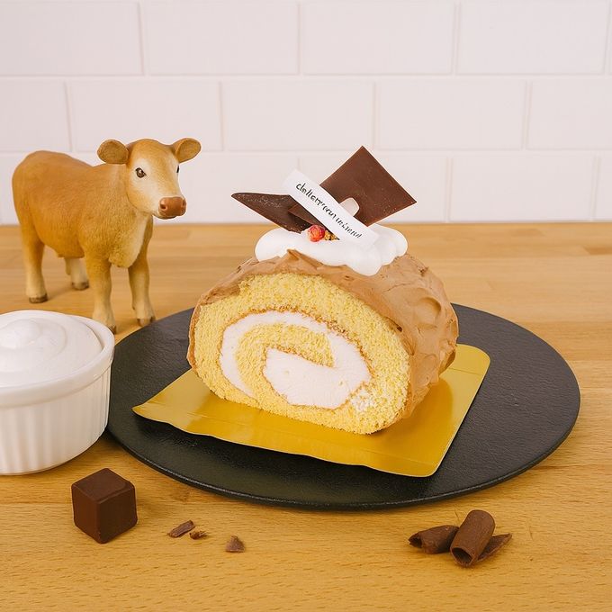 白金プレミアムジャージーロール（ショコラ） ハーフ 1