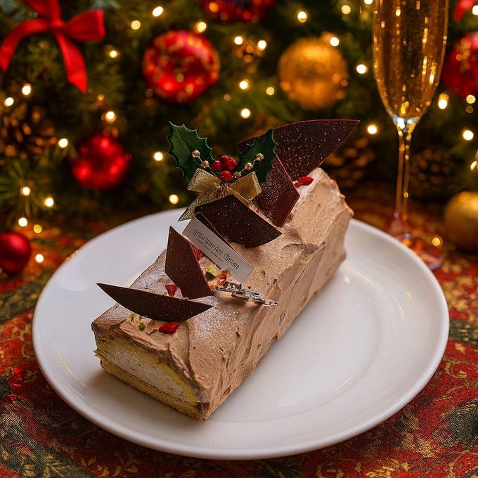 白金クリームブッシュドノエル（ショコラ） クリスマス2025 2