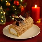 白金モンブランブッシュドノエル（皇室献上栗 山江栗） クリスマス2025 2