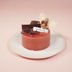 ２人用ペアホールケーキ 白金ミロワール（フランボワーズ）クリスマススタイル クリスマス2025 3