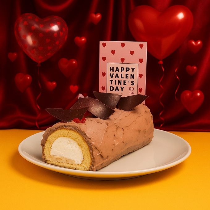 白金クリームロール（ショコラ） バレンタイン2026 3