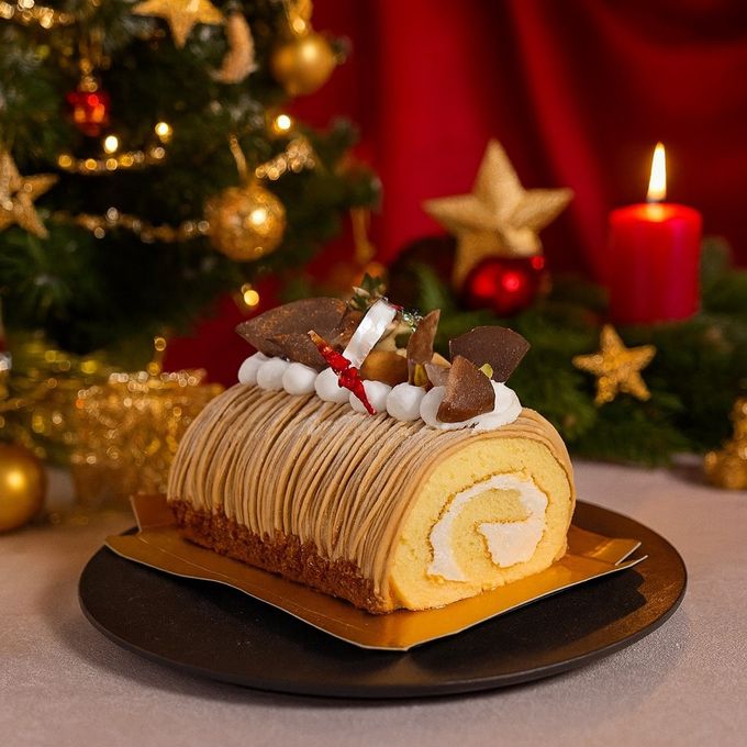  皇室献上栗 山江栗の白金ブッシュドノエル  クリスマス2025 1