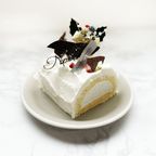 白金クリームブッシュドノエル（プレーン）ハーフ クリスマス2025 2