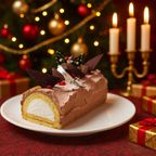 白金クリームブッシュドノエル（ショコラ） クリスマス2025 3