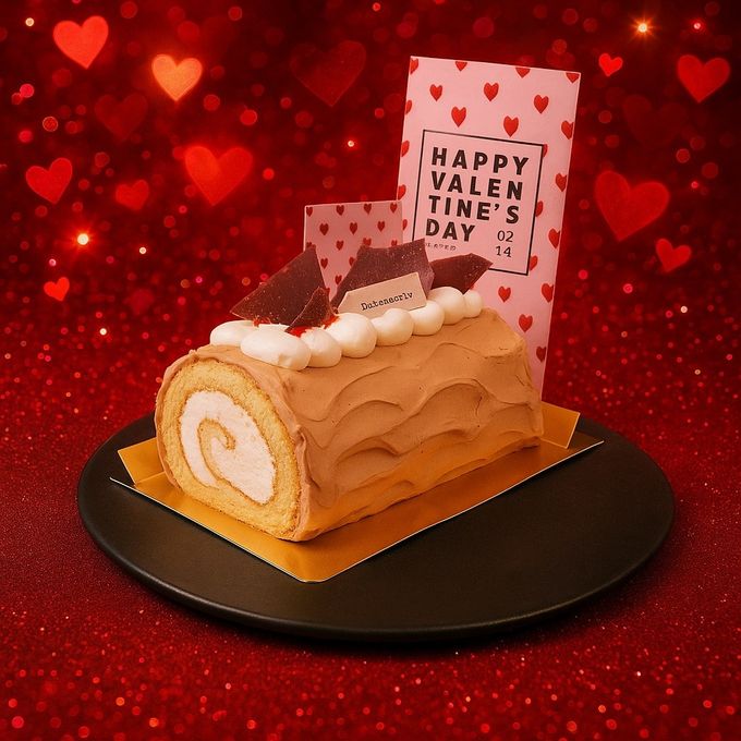 白金プレミアムジャージーロール（ショコラ）バレンタイン2026 4