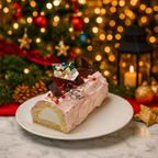 白金クリームブッシュドノエル（苺） クリスマス2025 3