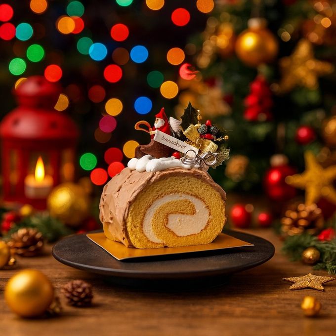 白金プレミアムジャージーブッシュドノエル（ショコラ）ハーフ クリスマス2025 1