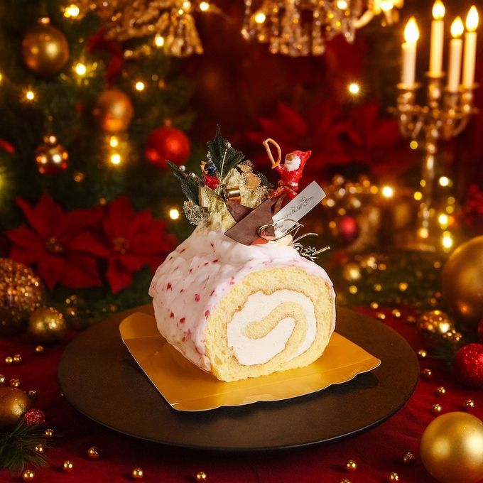 白金プレミアムジャージーブッシュドノエル（苺）ハーフ クリスマス2025 1