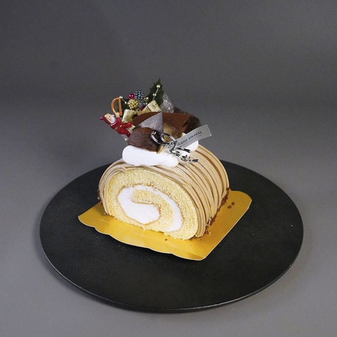 皇室献上栗 山江栗の白金ブッシュドノエル  ハーフ クリスマス2025 1