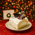 白金クリームブッシュドノエル（プレーン）ハーフ クリスマス2025 3