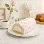 白金クリームロール（苺） 1