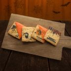 【送料無料、ハロウィンカード付き】shirokane sweet TOKYO パティシエ手作り白金ハロウィンサブレ（プレーン＆ショコラ） 8枚（ポスト投函、配送日時指定不可）ハロウィン 2025 3