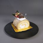 皇室献上栗 山江栗の白金ブッシュドノエル  ハーフ クリスマス2025 2