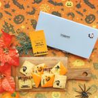 【送料無料、ハロウィンカード付き】shirokane sweet TOKYO パティシエ手作り白金ハロウィンサブレ（プレーン＆ショコラ） 8枚（ポスト投函、配送日時指定不可）ハロウィン 2025 1