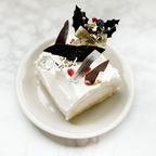 白金クリームブッシュドノエル（プレーン）ハーフ クリスマス2025 1