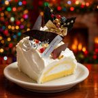 白金クリームブッシュドノエル（プレーン）ハーフ クリスマス2025 2