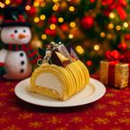 白金モンブランロール（幻のさつまいも シルクスイート）ハーフ クリスマス2025 3