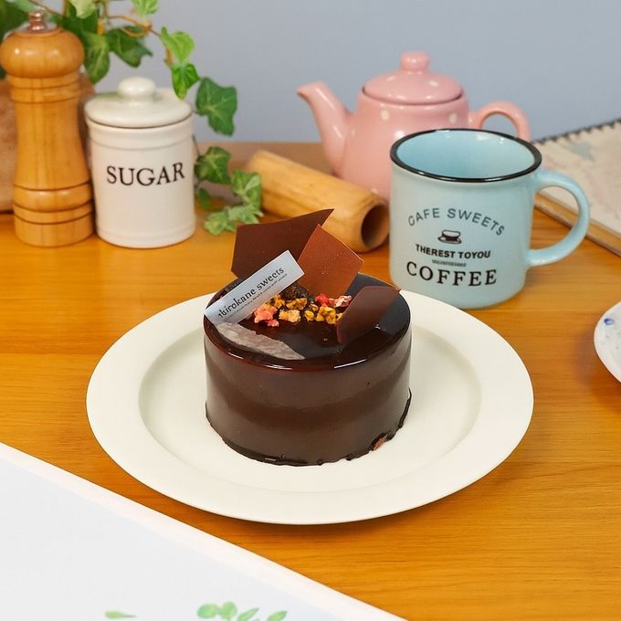 ２人用ペアホールケーキ 白金ミロワール（ショコラ） 1