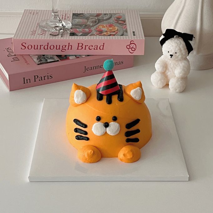 【選べる4種類】ころんとかわいい立体アニマルドームケーキ 3