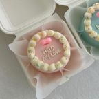 お弁当ケーキ ミニケーキ 誕生日 ケーキ 1〜2人用 かわいい 選べるカラー メッセージ対応 2