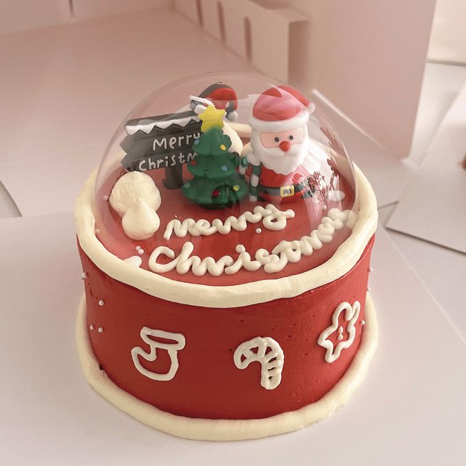 サンタの町ケーキ 1