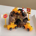 はたらくくるま ケーキ  [車 / 子供 / 誕生日 / 乗り物] 1