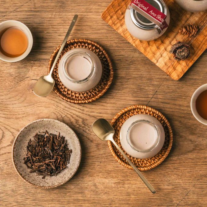 【秋限定商品】詰め合わせ ほうじ茶プリン ３個＋ 白いプリンサルルン３個 3