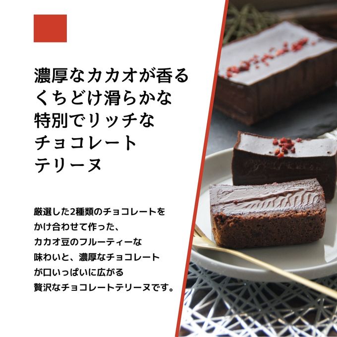 なめらか濃厚 生チョコテリーヌ 濃厚  ガトーショコラ【熨斗・ギフトカード対応可】 チョコレート お歳暮 クリスマス 手土産 誕生日 内祝い 引越祝い 感謝 お取り寄せ 家族 親戚 義父母 実家 贅沢 ご褒美 お返し 国産 洋菓子 冷蔵発送 お歳暮2024 2