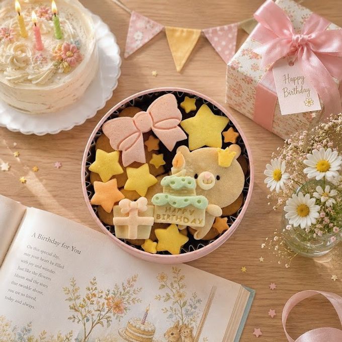 手のひら缶/きみと季節のとなりに「HappyBirthday」くま 3