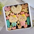 ウェディングクッキー缶/きみと季節のとなりに「HappyWedding」ねこ 2